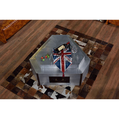 Промышленный ретро американский стиль Алюминиевые кофейные столы ручной работы прочная античная мебель для дома для проживания Бар Вилла отель