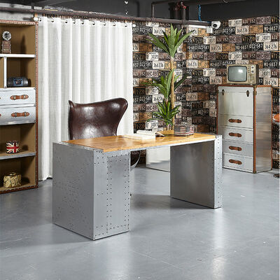 Домашний офисный стол с простым дизайном 3-х ящиков прямоугольный